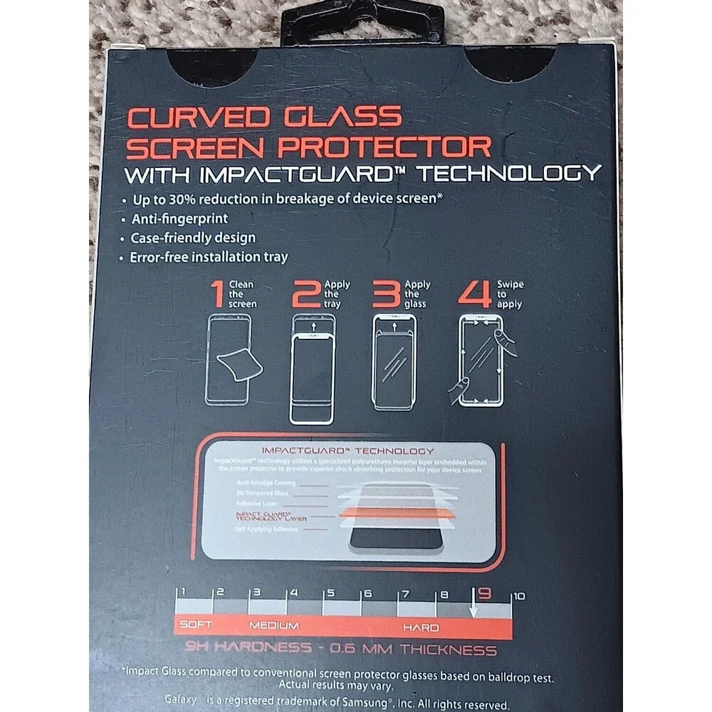 Blackweb Samsung Galaxy S8 screen protector NEW